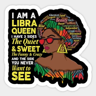 September 23 to October 23 birthday Libra Zodiac sign Sticker